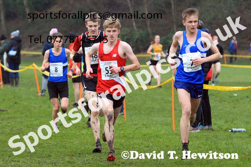 Junior Mens 2023 Northern Cross Country Champs., Witton Park, Blackburn. Photo: David T. Hewitson/Sports for All Pics